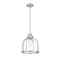 Z-Lite Burren 1 Light Pendant, Brushed Nickel And Clear Seedy 337P12BN - alternate 1